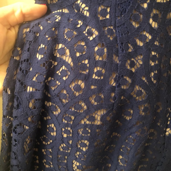 Blue and tan dress from Loft - Picture 3 of 5